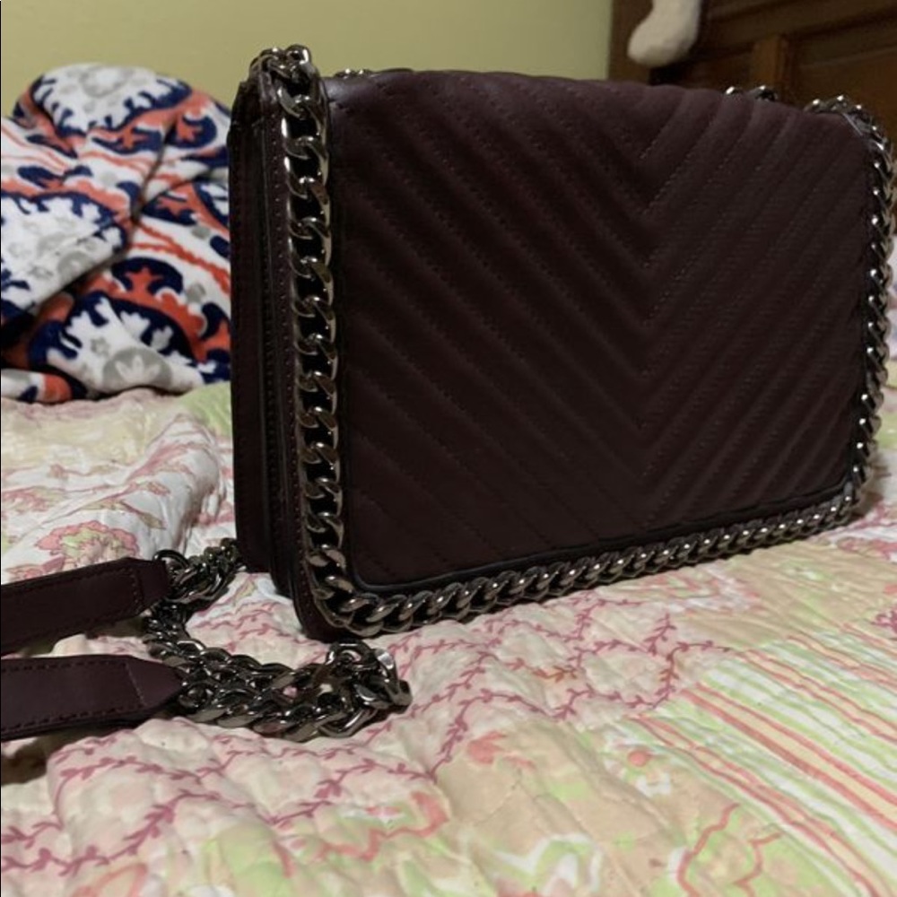 ALDO dark purple purse.